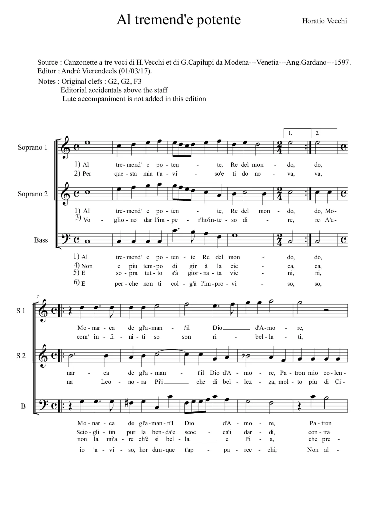 Al tremend' e potente - Page 1