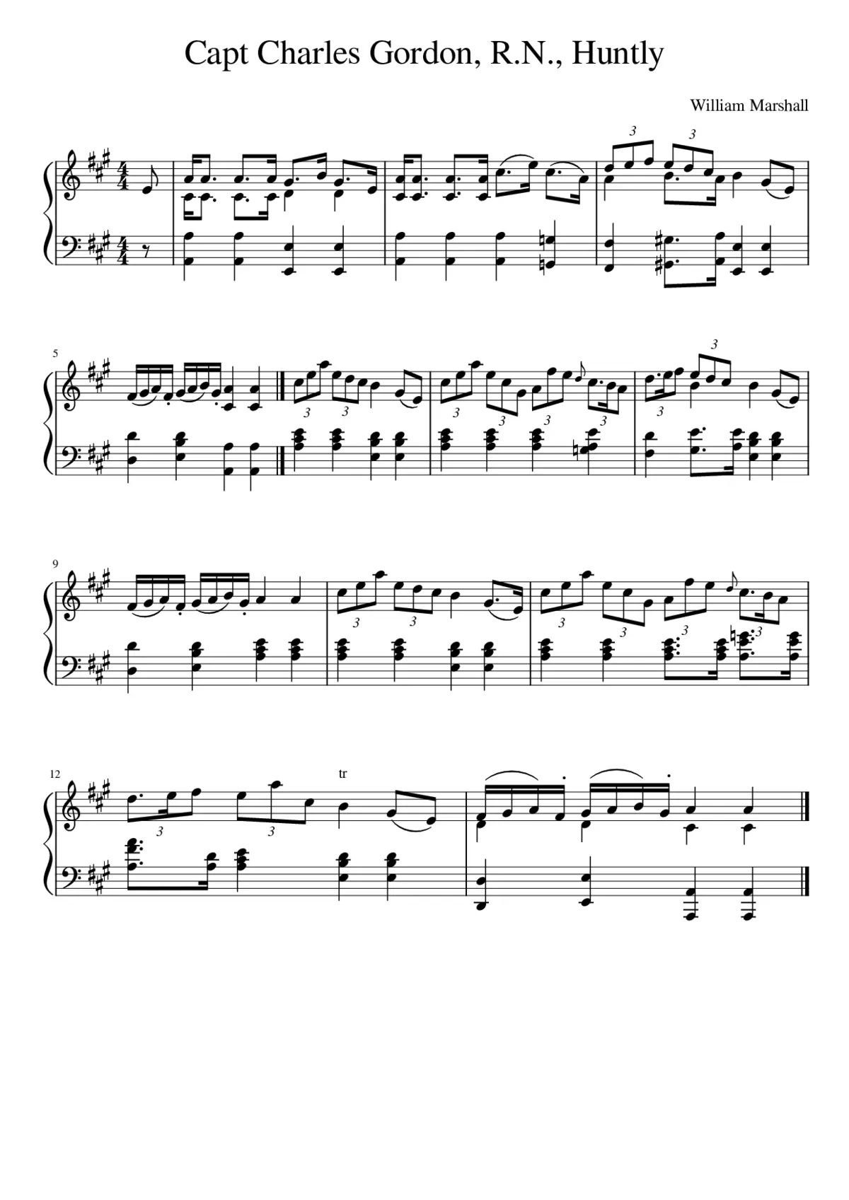 Capt Charles Gordon R.N. Huntly - Page 1