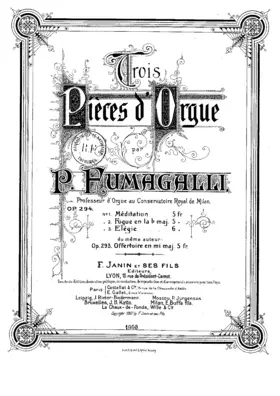 3 Pièces d'orgue