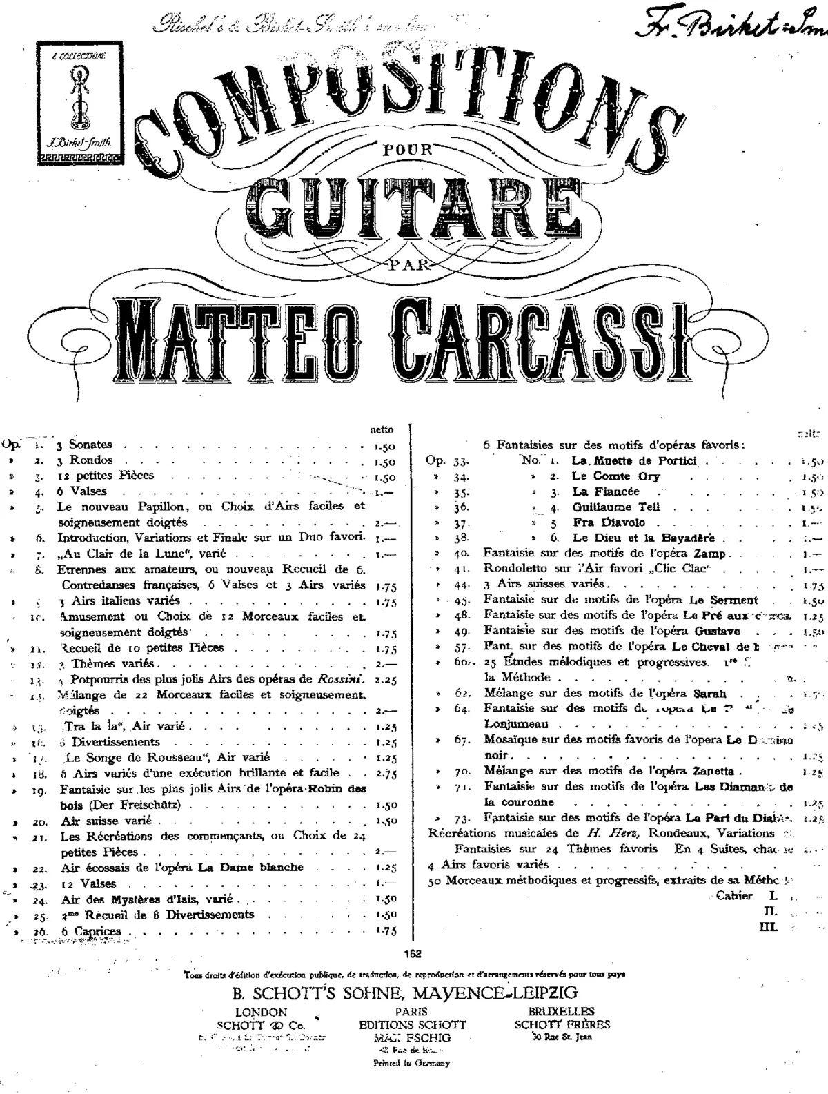 6 Caprices, Op.26 - Page 1