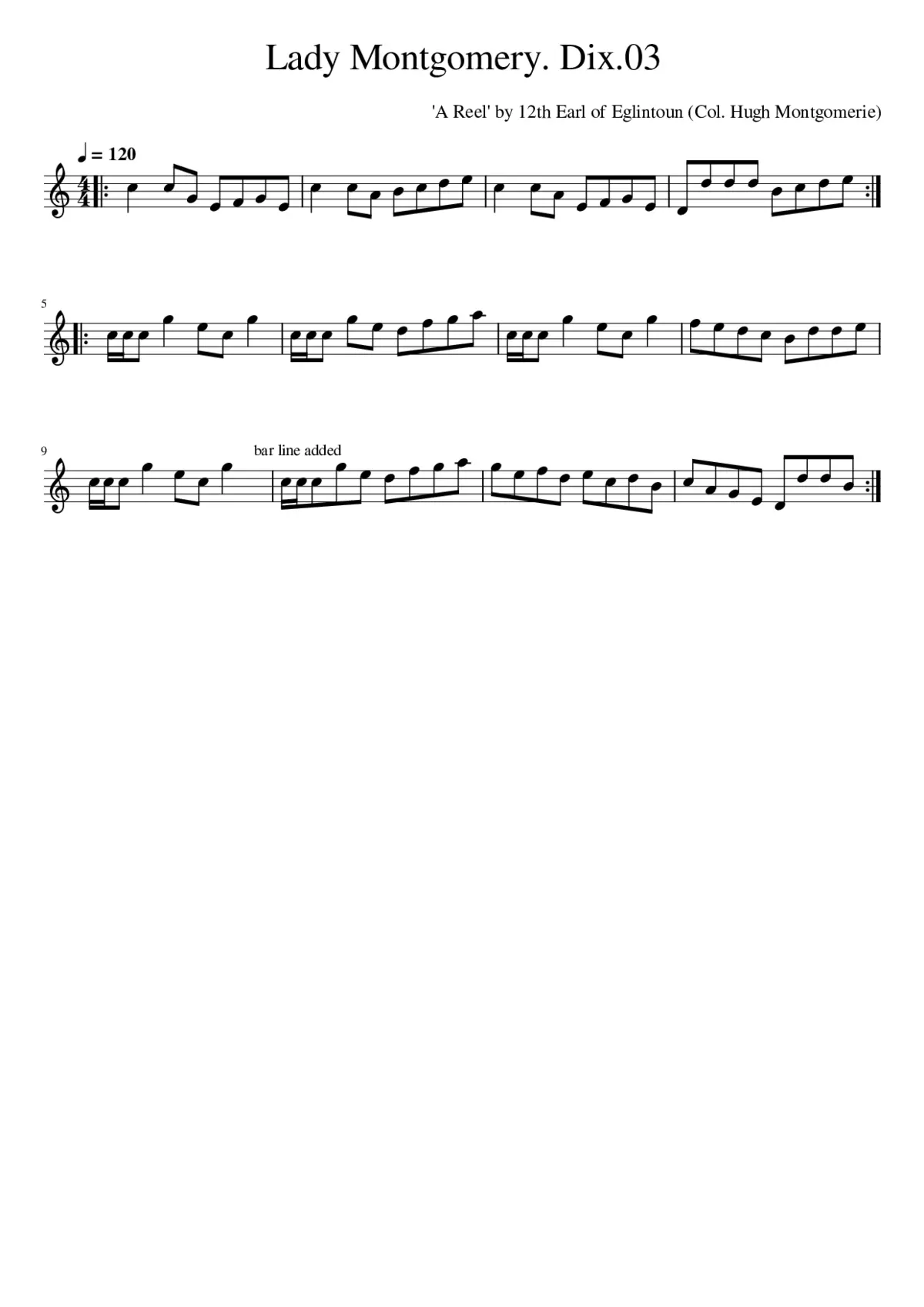 Lady Montgomery. Dix.03 - Page 1