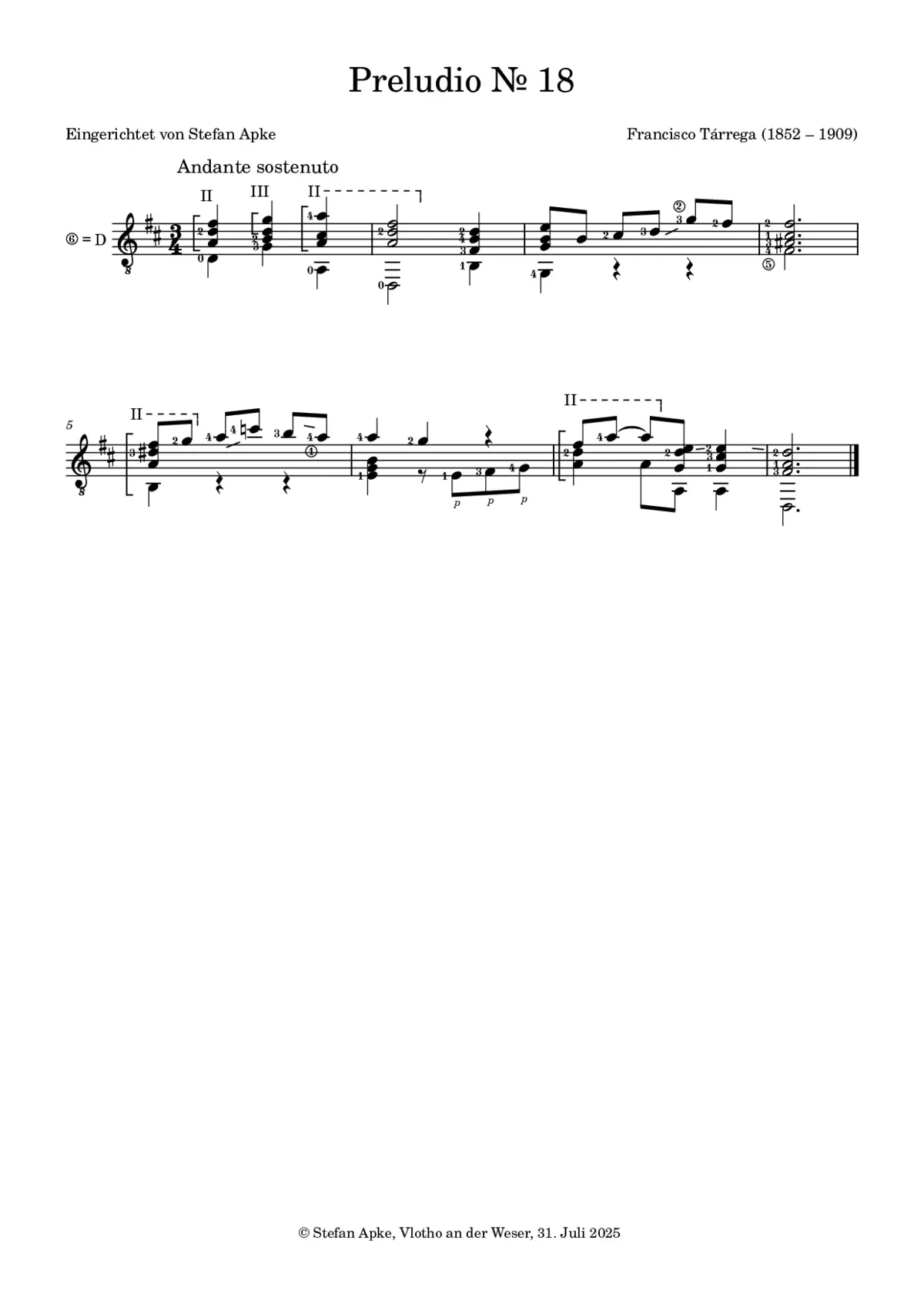 Prelude No.18 - Page 1