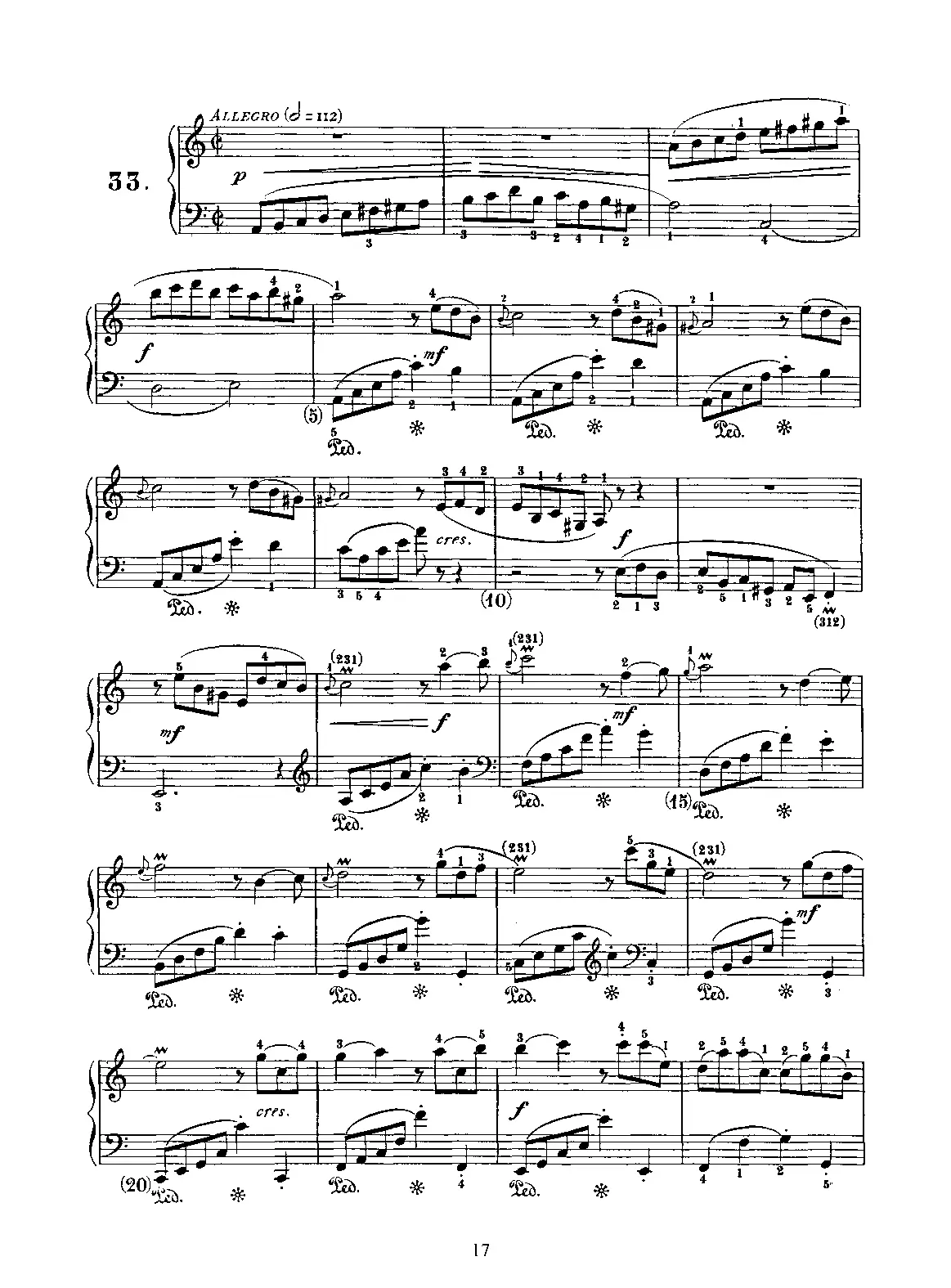 Keyboard Sonata in A minor - Page 1
