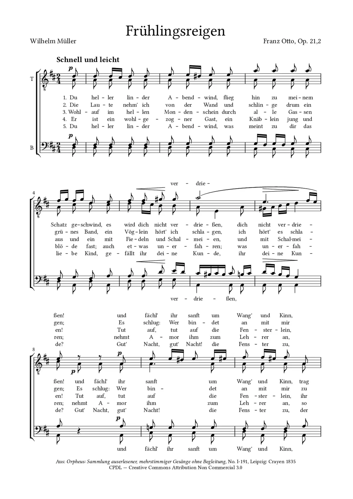 Frühlingsreigen - Page 1