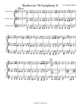 Symphony No. 7, Opus 92, II