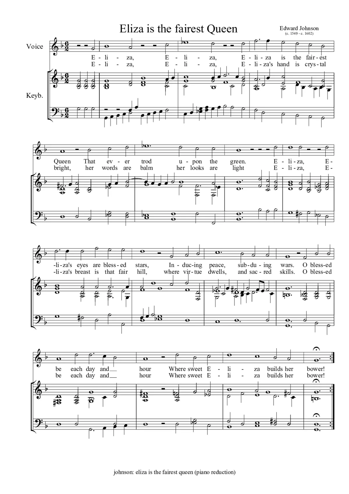 Eliza is the fairest queen - Page 1