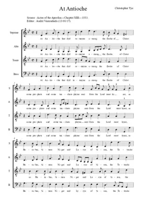 At Antioche there dyd remayne