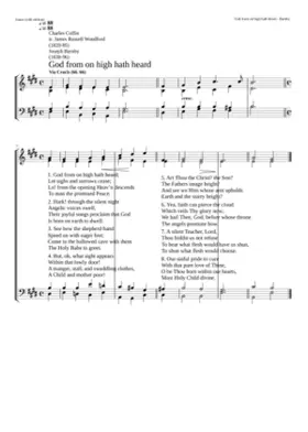 God from on high hath heard