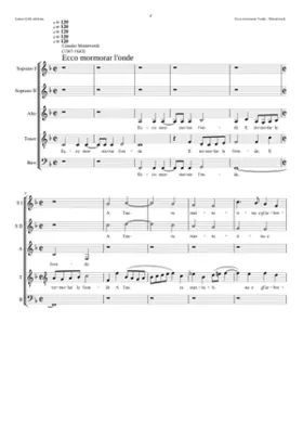 Ecco mormorar l'onde