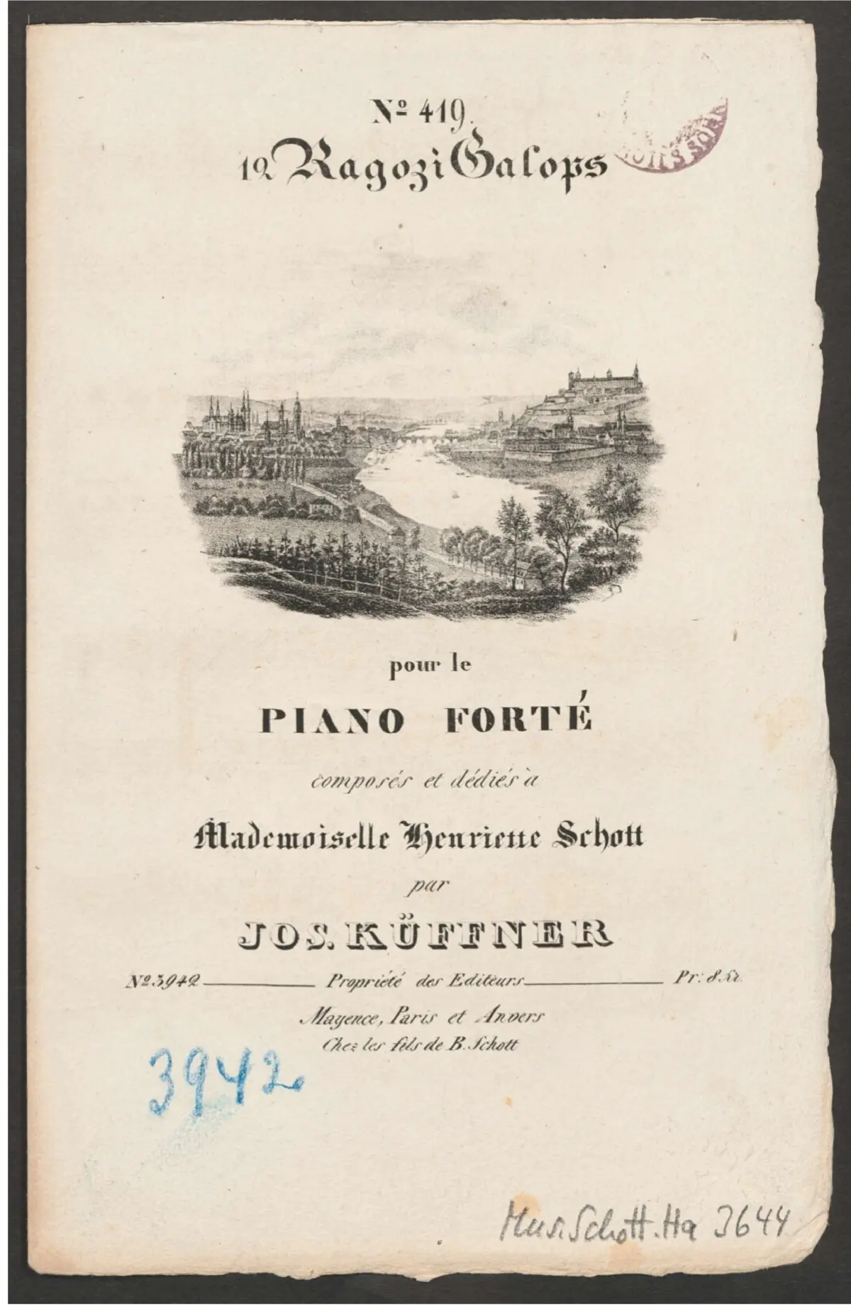 2 Ragozi Galops pour le Piano forté - Page 1