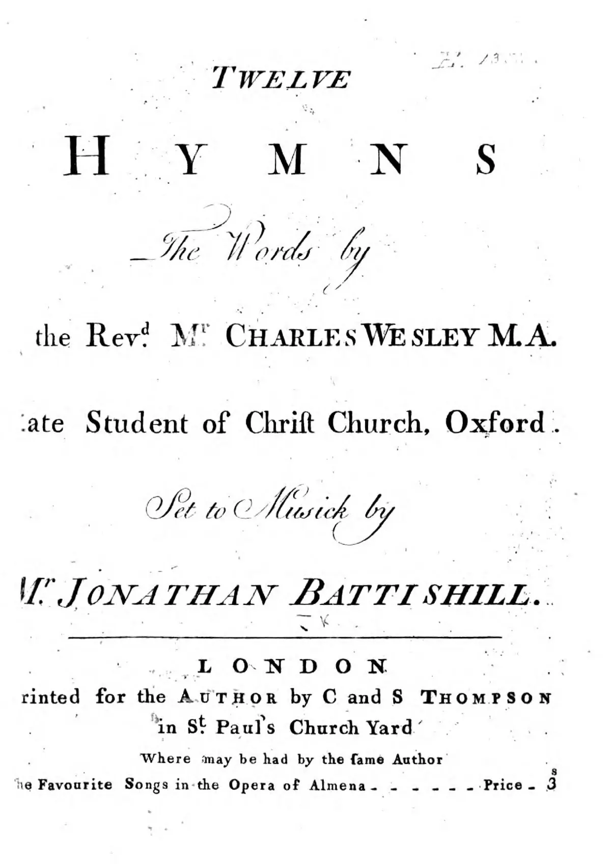 12 Hymns - Page 1