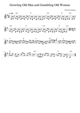 Growling Old Man and Grumbling Old Woman