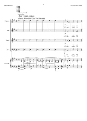 Ave verum CG 155