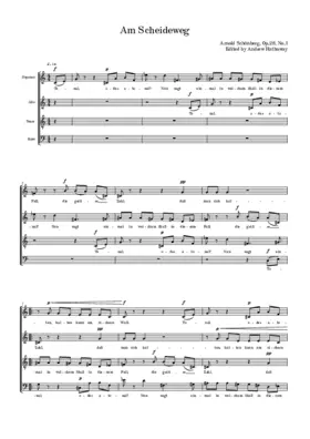 Am Scheideweg, Op. 28, No. 1