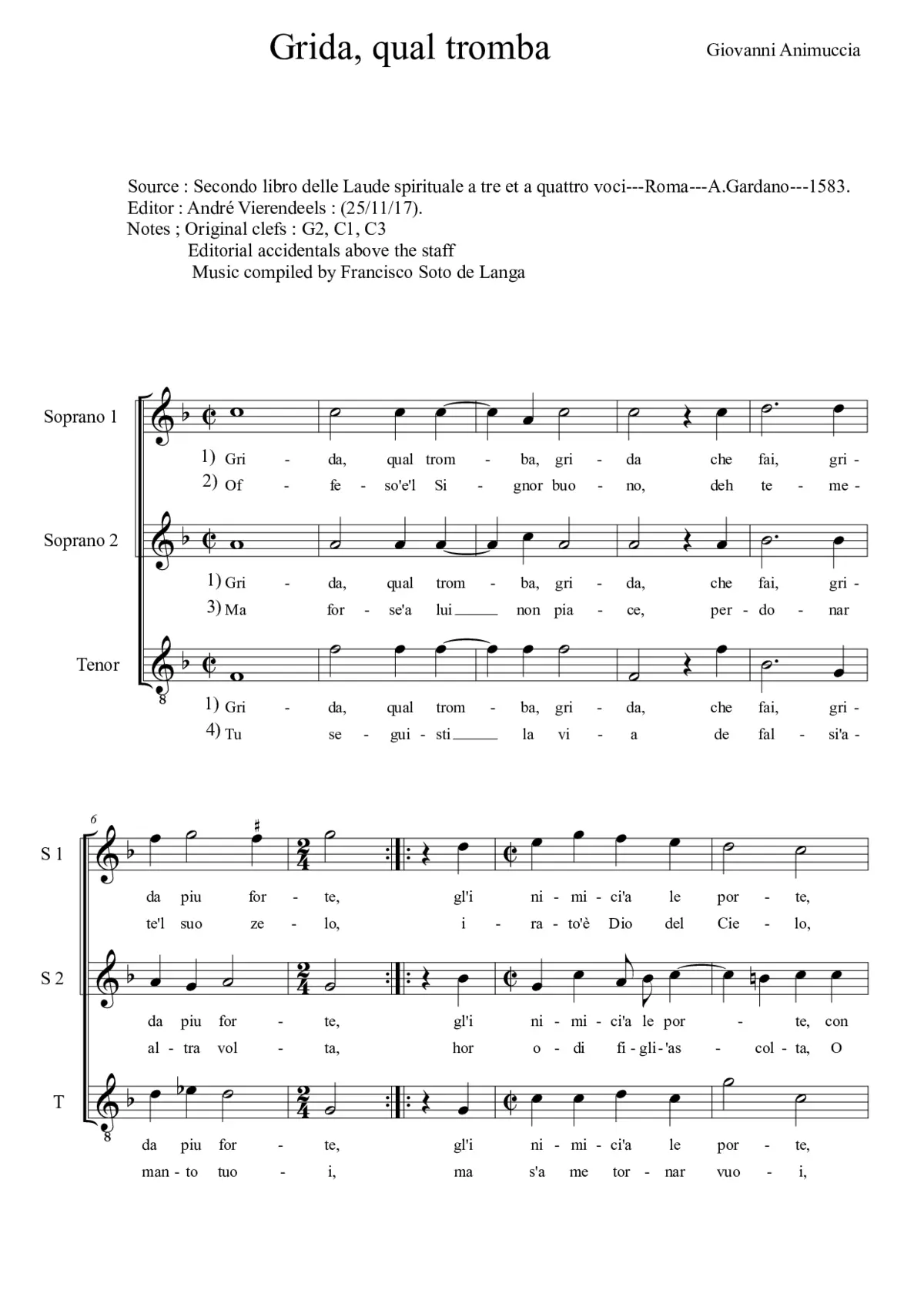 Grida qual tromba - Page 1