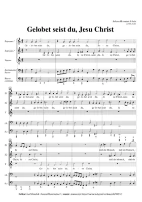 Gelobet seist du Jesu Christ