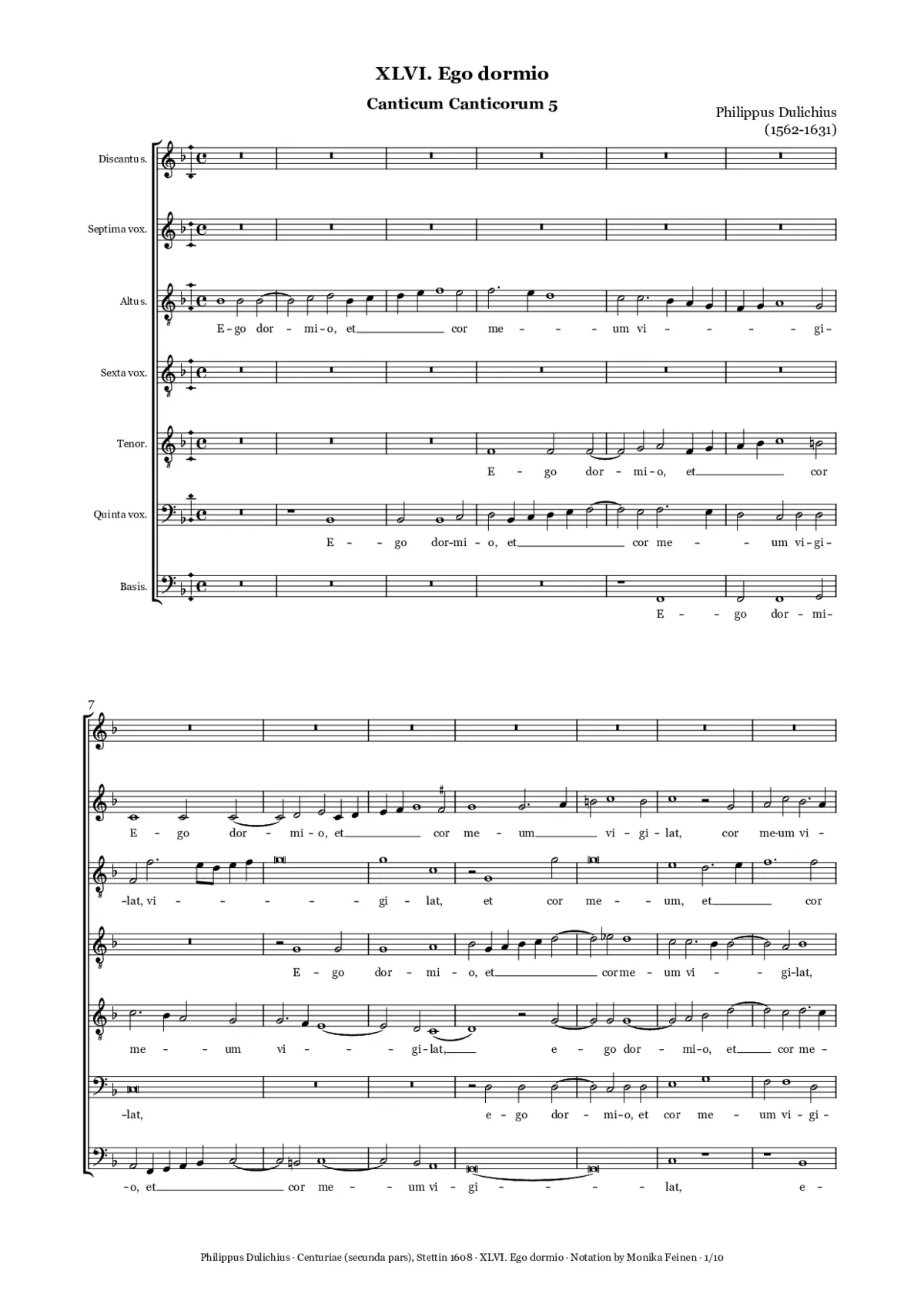 Ego dormio - Page 1