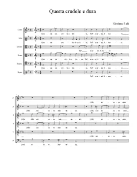 Questa crudele e dura