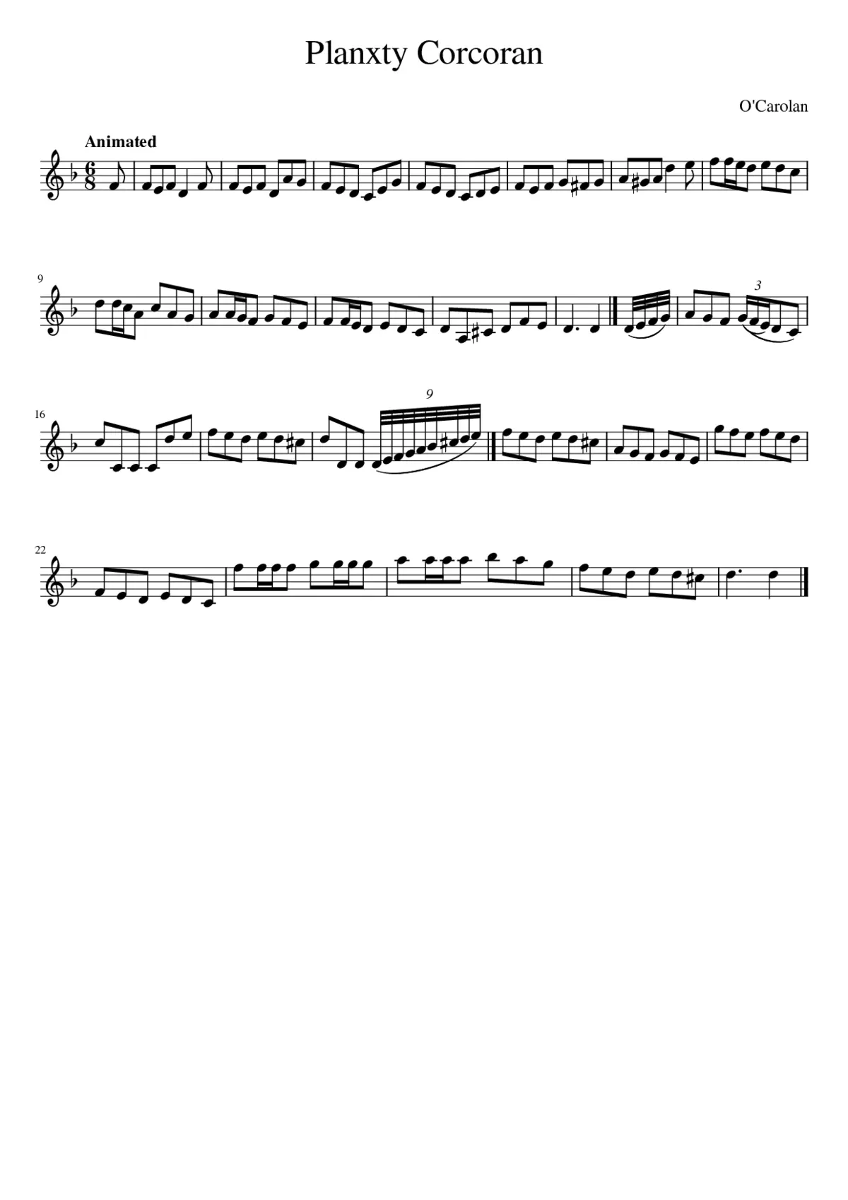 Planxty Corcoran - Page 1