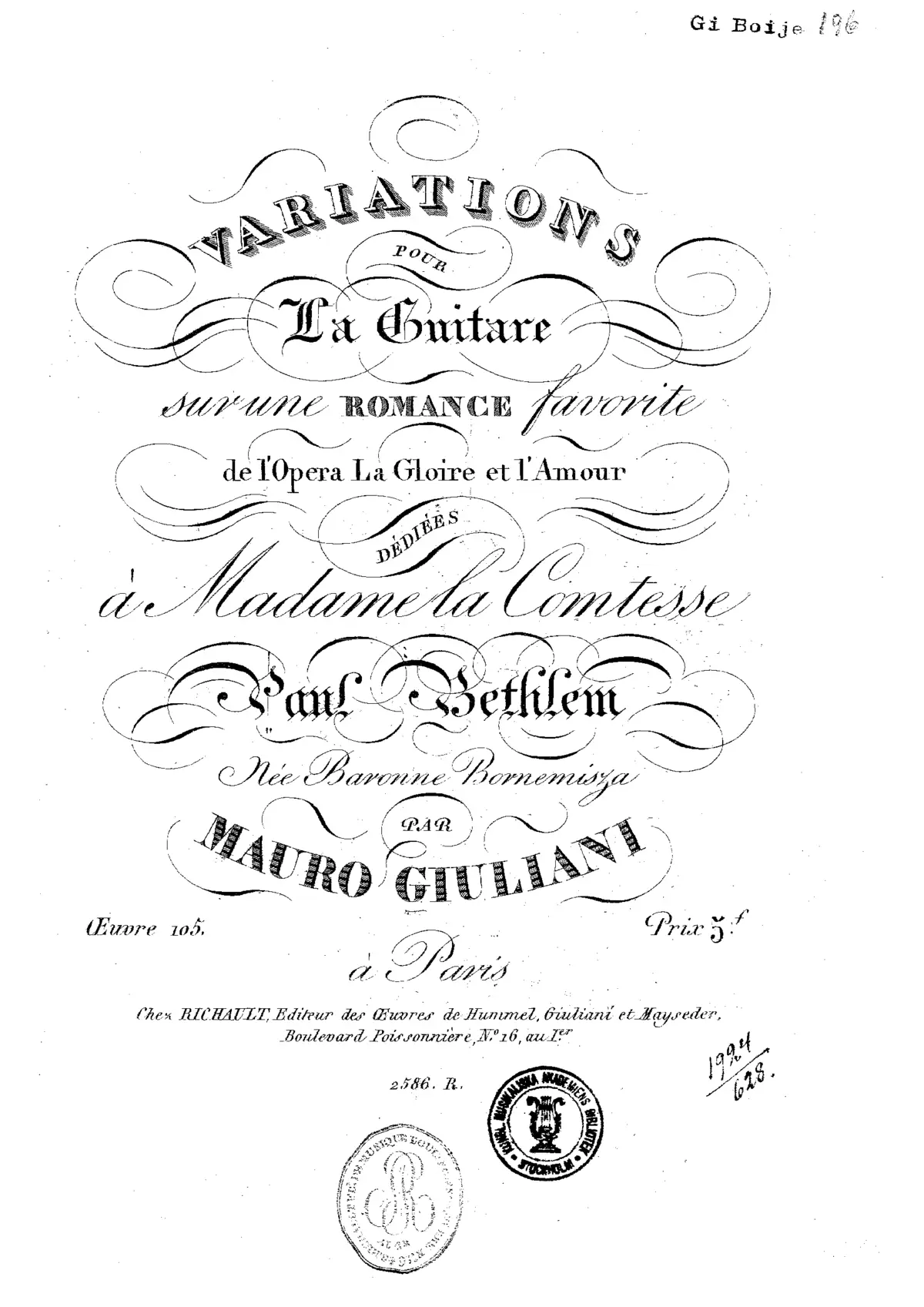 Introduction, Theme and Variations - Page 1