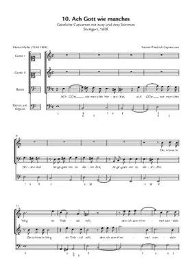 Ach Gott wie manches