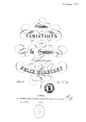 Introduction and Variations in D major