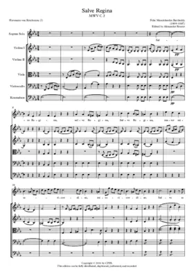 Salve Regina MWV C 2