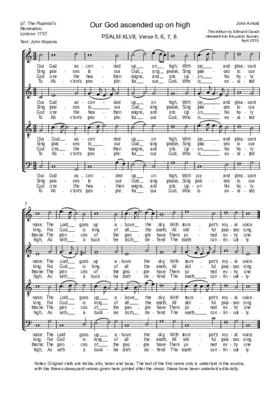 Our God ascended up on high