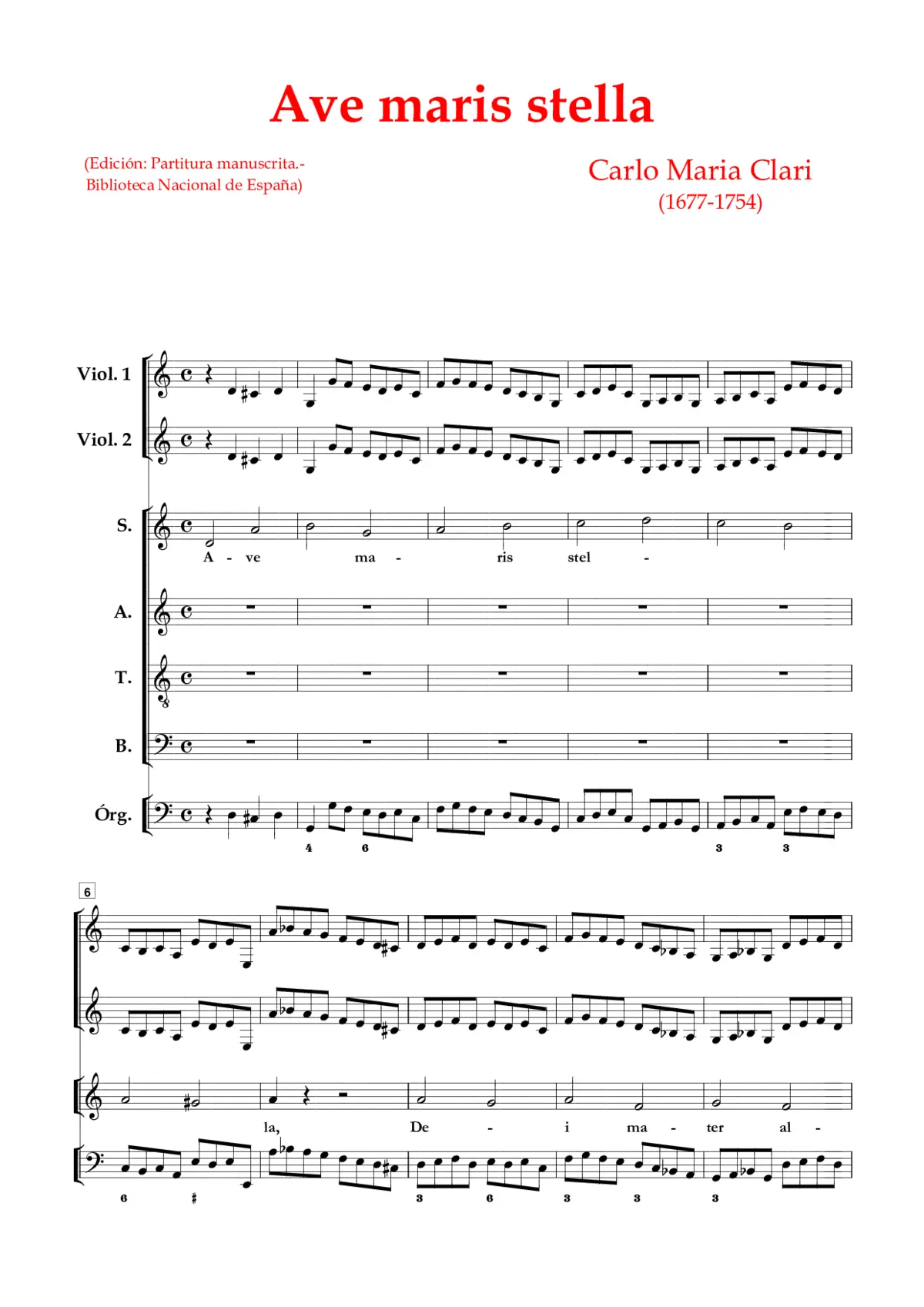 Ave maris stella - Page 1