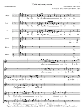 Ninfe a danzar venite