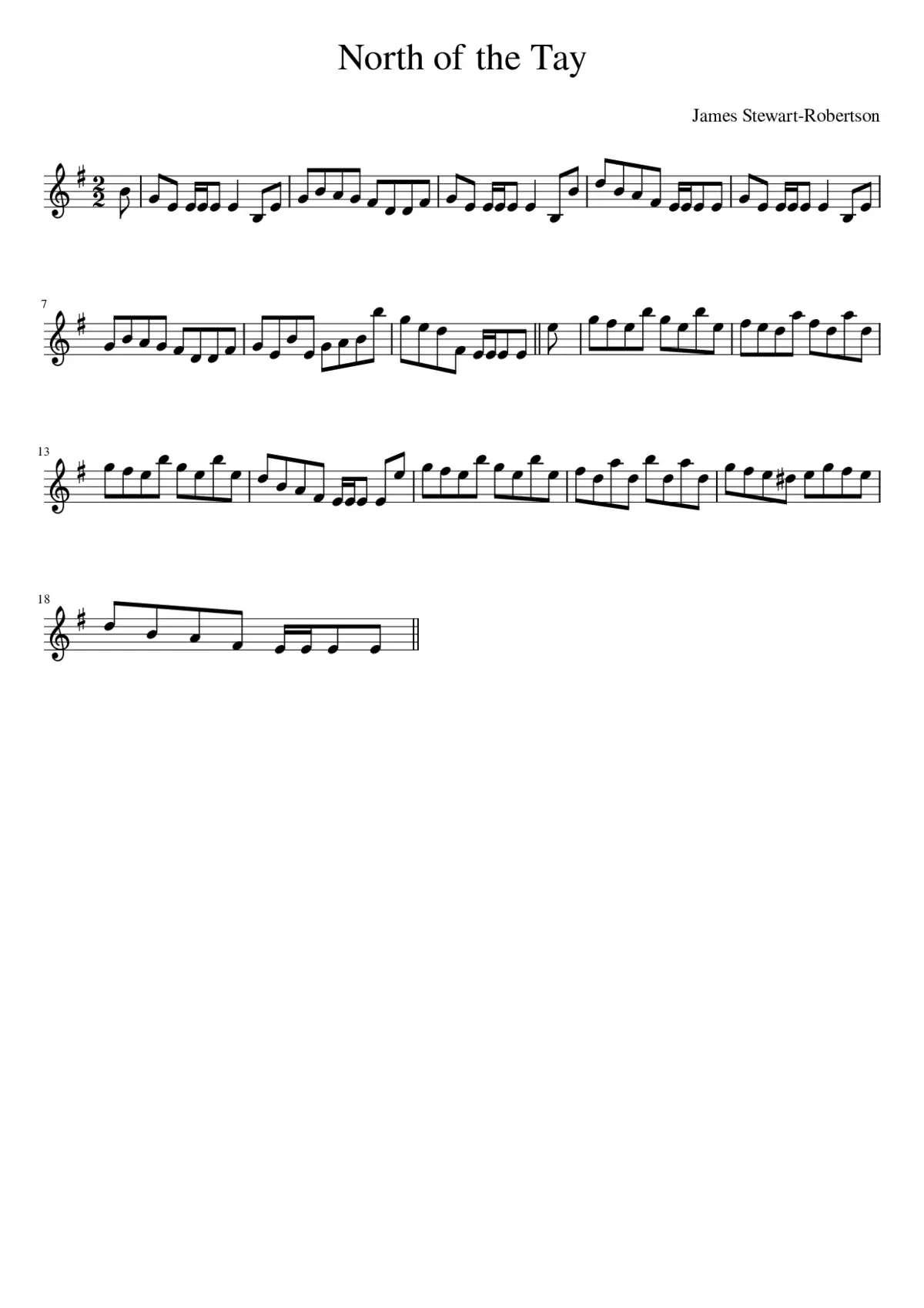 North of the Tay - Page 1