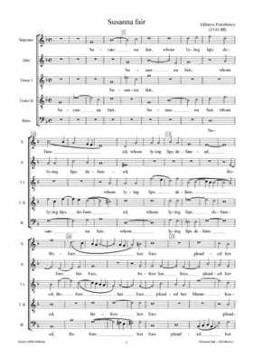 Susanna fair whom lying lips