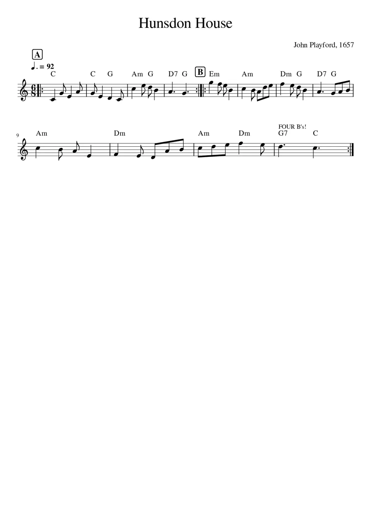 Hunsdon House - Page 1