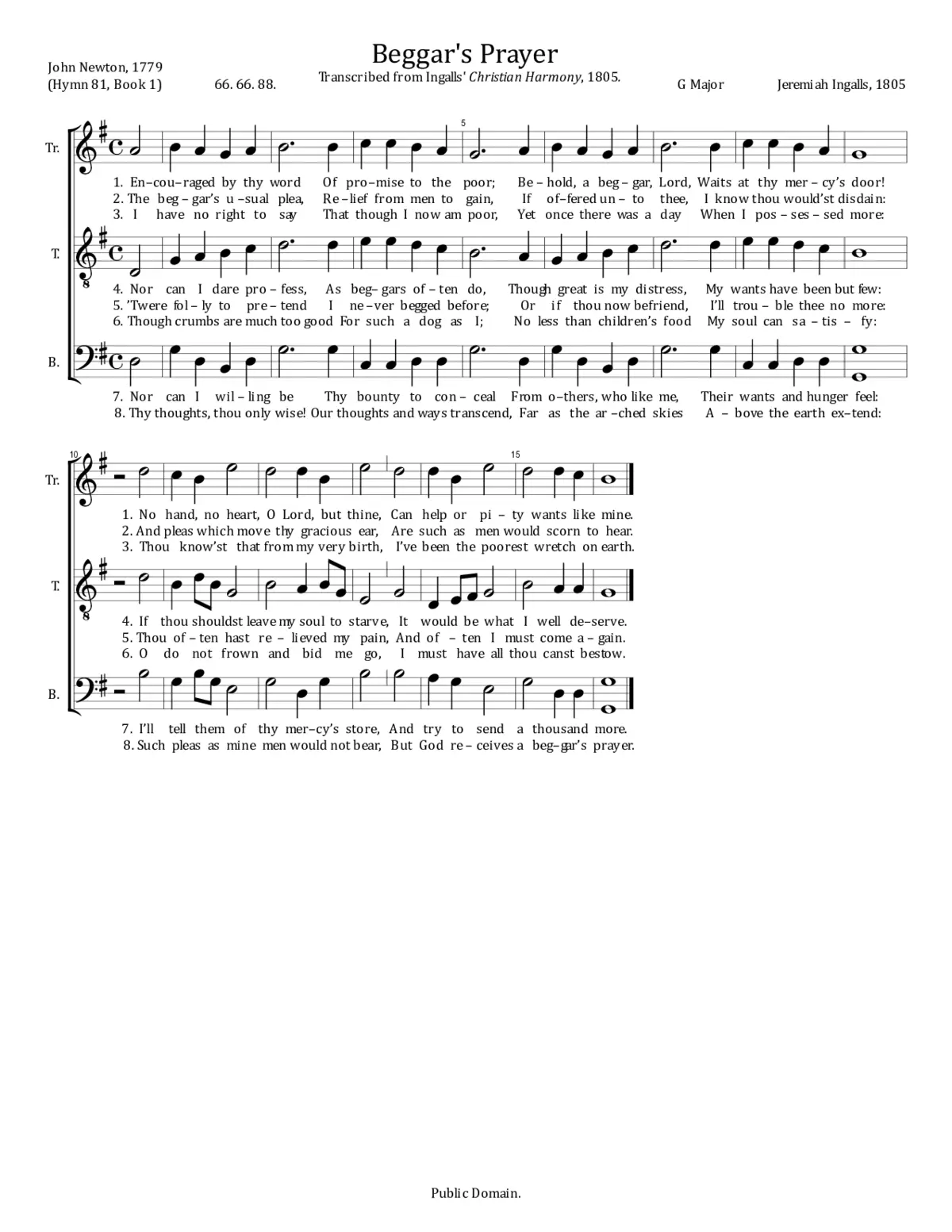 Beggar's Prayer - Page 1