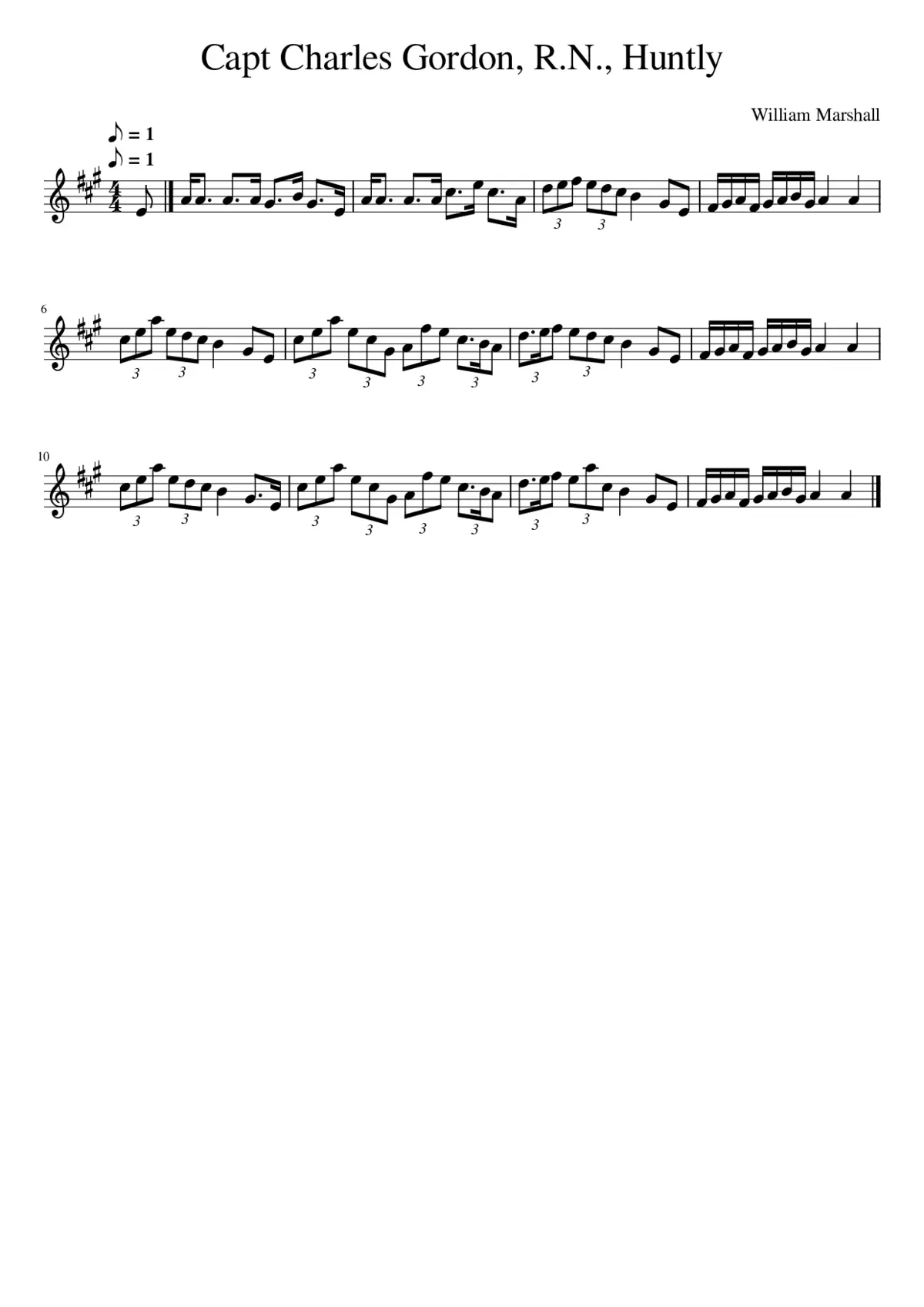 Capt Charles Gordon R.N. Huntly - Page 1