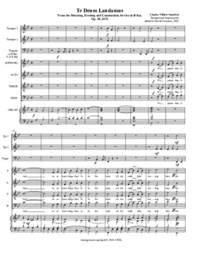 Te Deum in B flat, Op. 10
