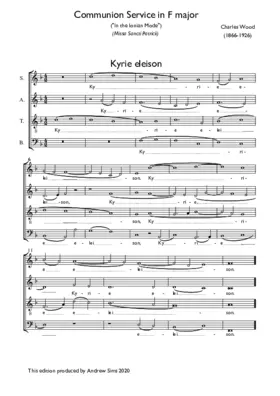 Communion Service in the Ionian Mode