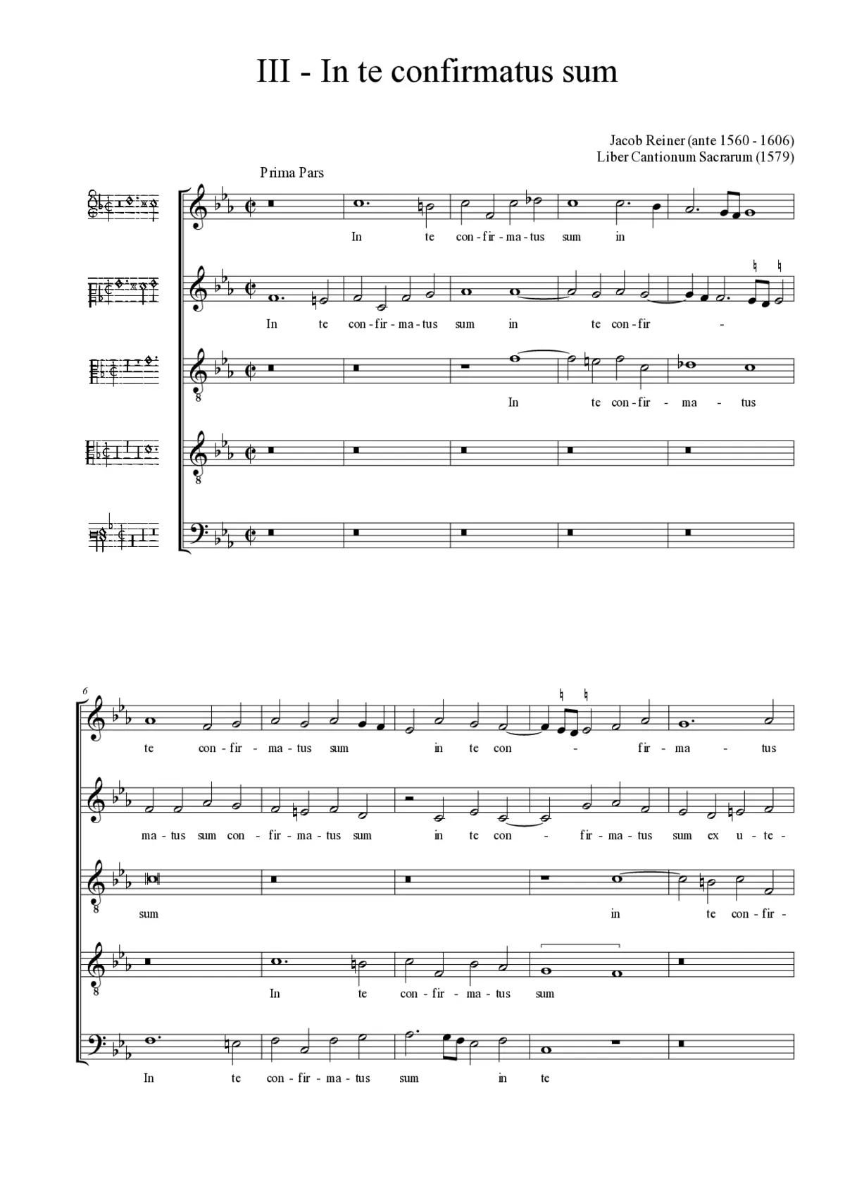 In te confirmatus sum - Page 1
