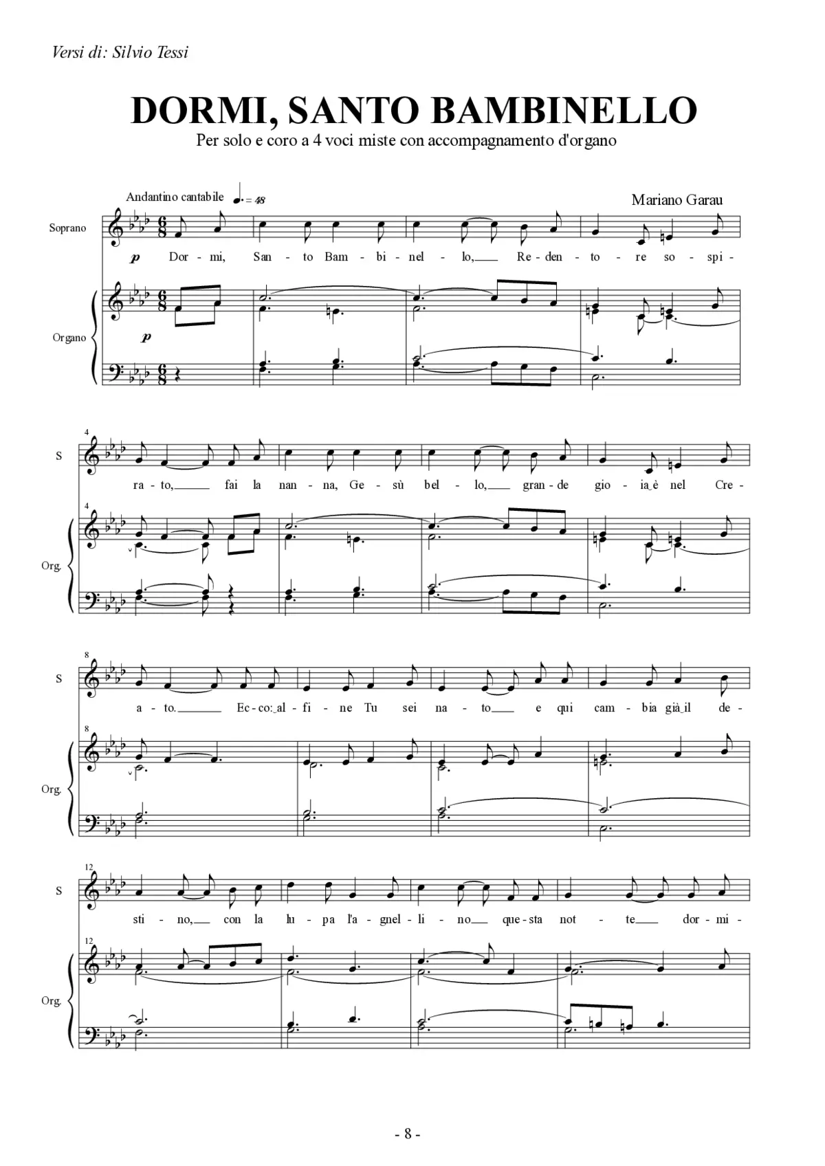Dormi, Santo Bambinello - Page 1