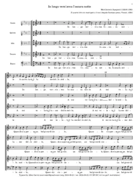 In longo vern'avea l'oscura notte