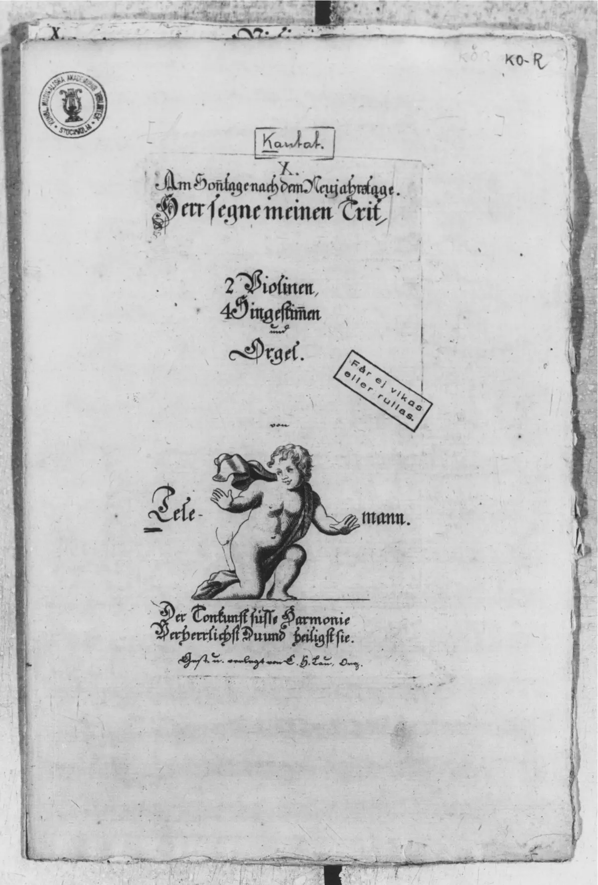 Herr, segne meinen Tritt - Page 1