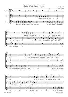 Tanto è ver che nel verno