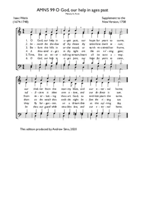 O God, our help in ages past
