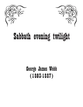 Sabbath evening twilight