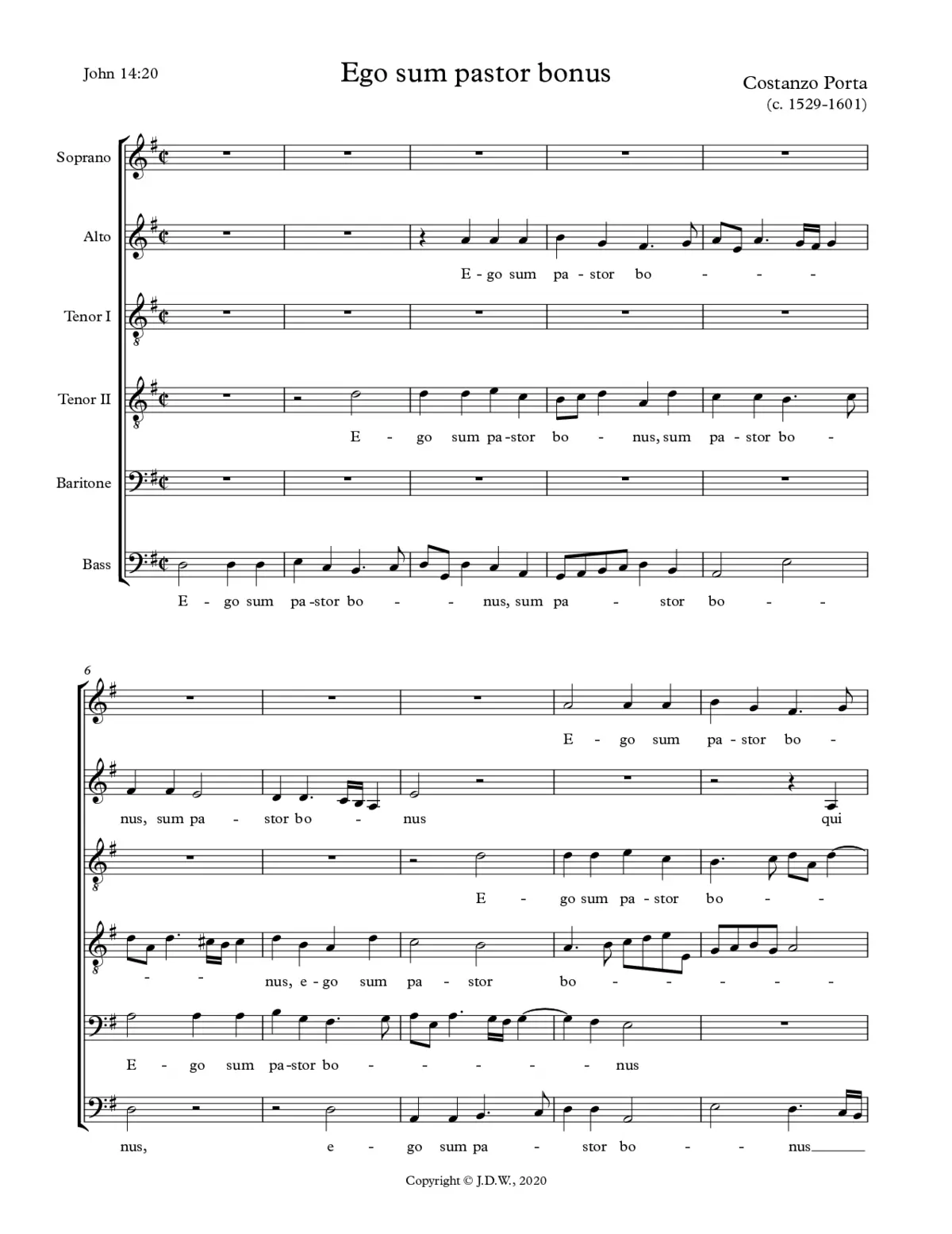 Ego sum pastor bonus - Page 1
