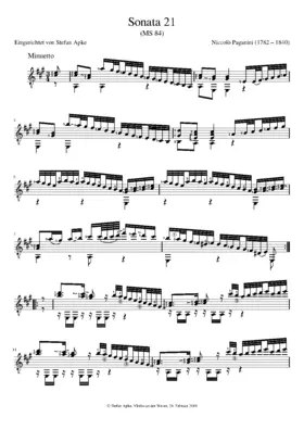 Guitar Sonata in A major