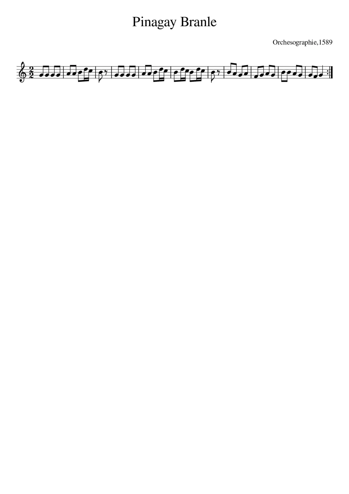 Pinagay Branle - Page 1