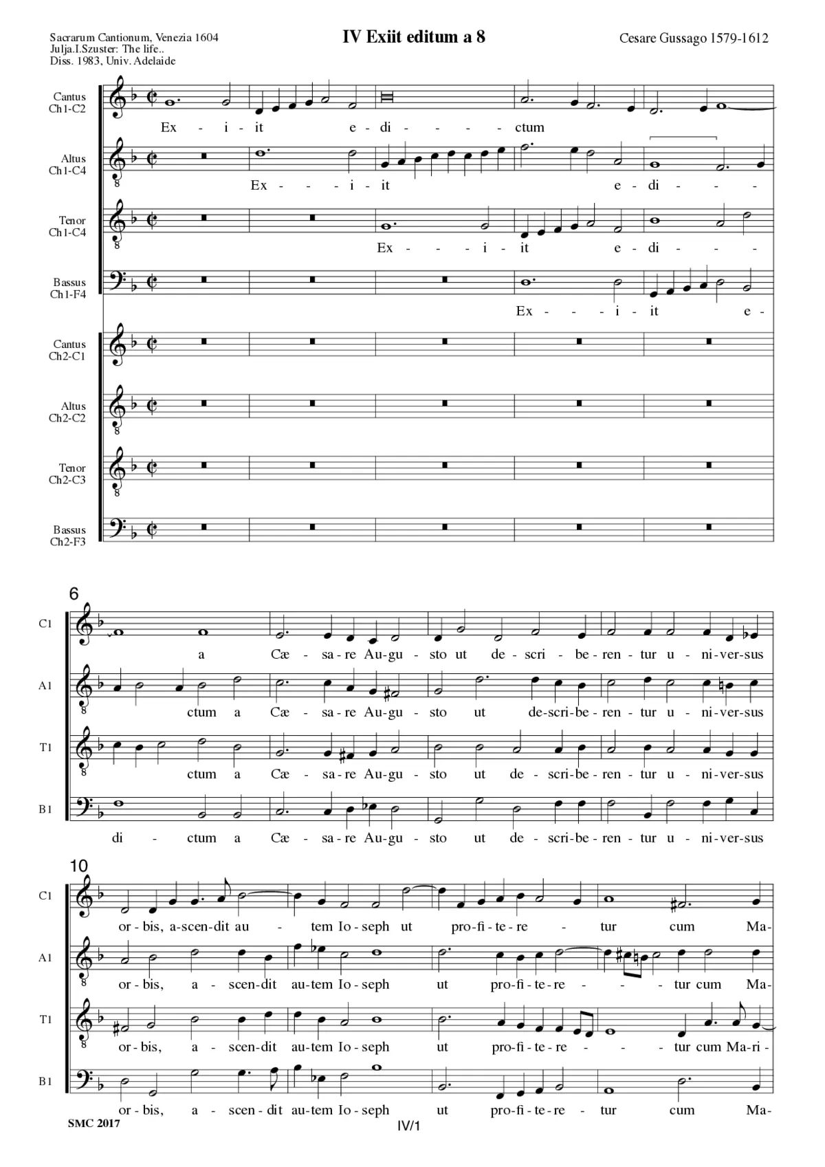 Exiit edictum a 8 - Page 1