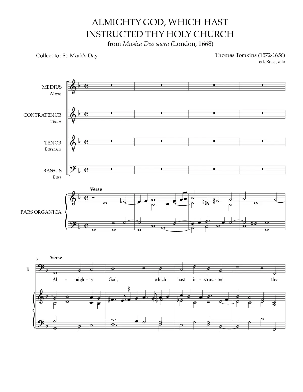 Almighty God, which hast instructed - Page 1
