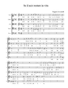 Se il mio restare in vita